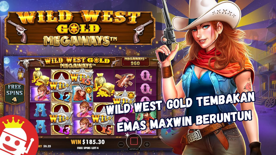 Wild West Gold Tembakan Emas Maxwin Beruntun.